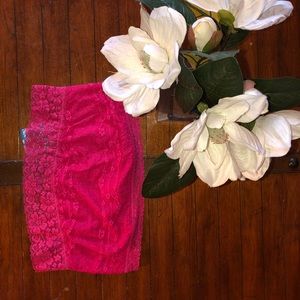 Free People Lace Bandeau Sz Medium